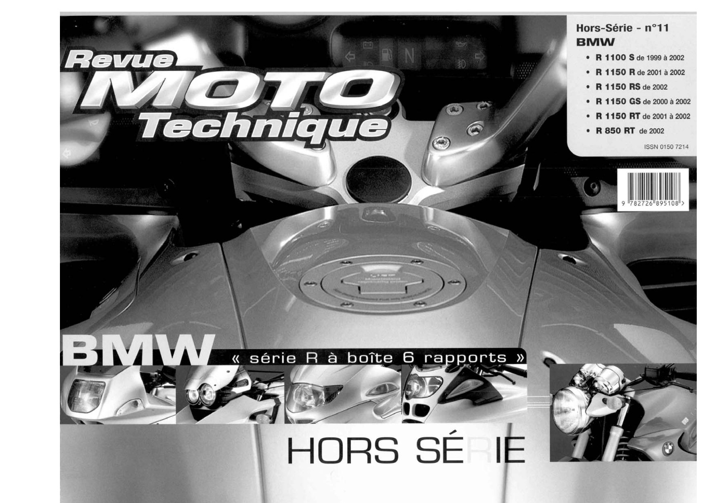 Première page de ETAI revue technique Bmw R 850 1100 Et 1150 S R Gs Rs Rt 99
