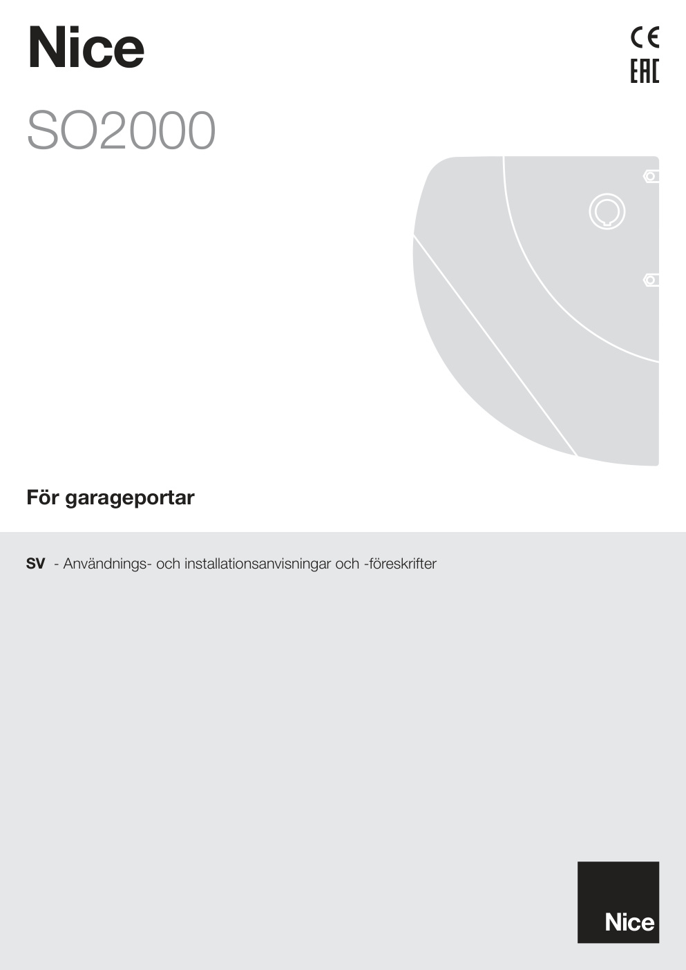 Première page de SVENSKA 1 ALLMÄNNAFÖRSIKTIGHETSÅTGÄRDER