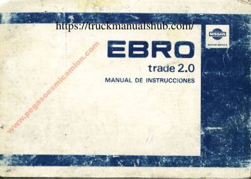 Première page de Ebro Trade2 0 Operating Instructions