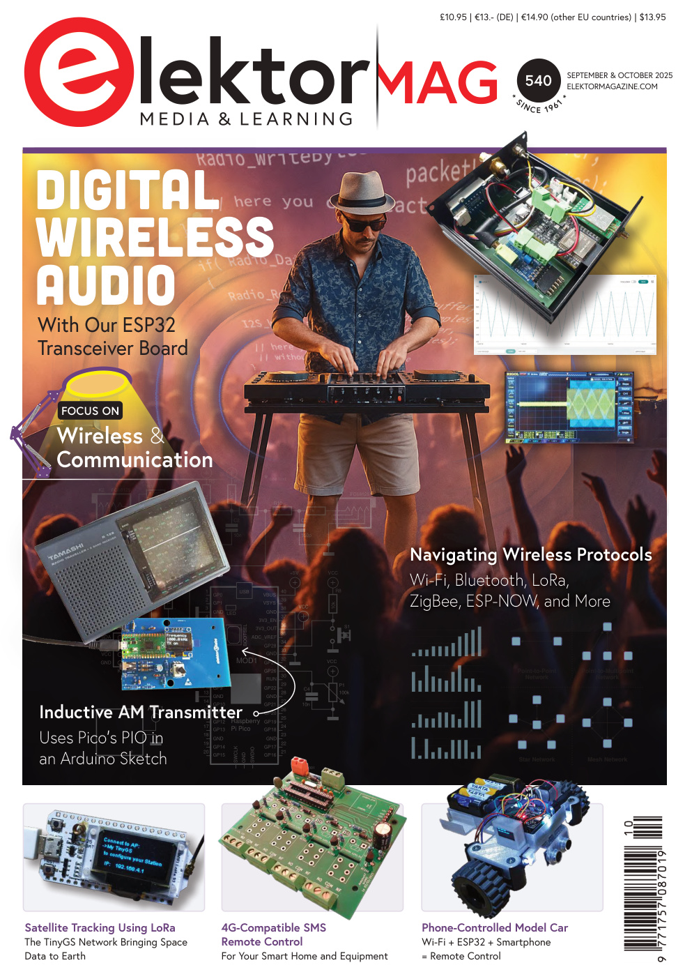 Première page de Elektor Electronics 2025 09 10 USA
