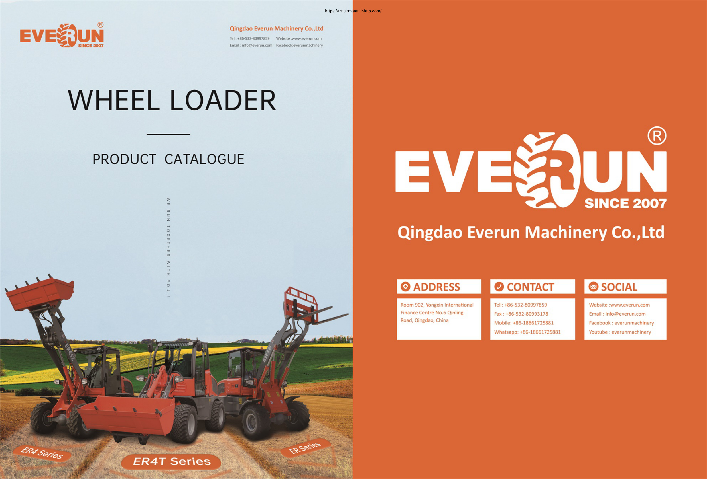 Première page de Everun Wheel Loader Catalogue