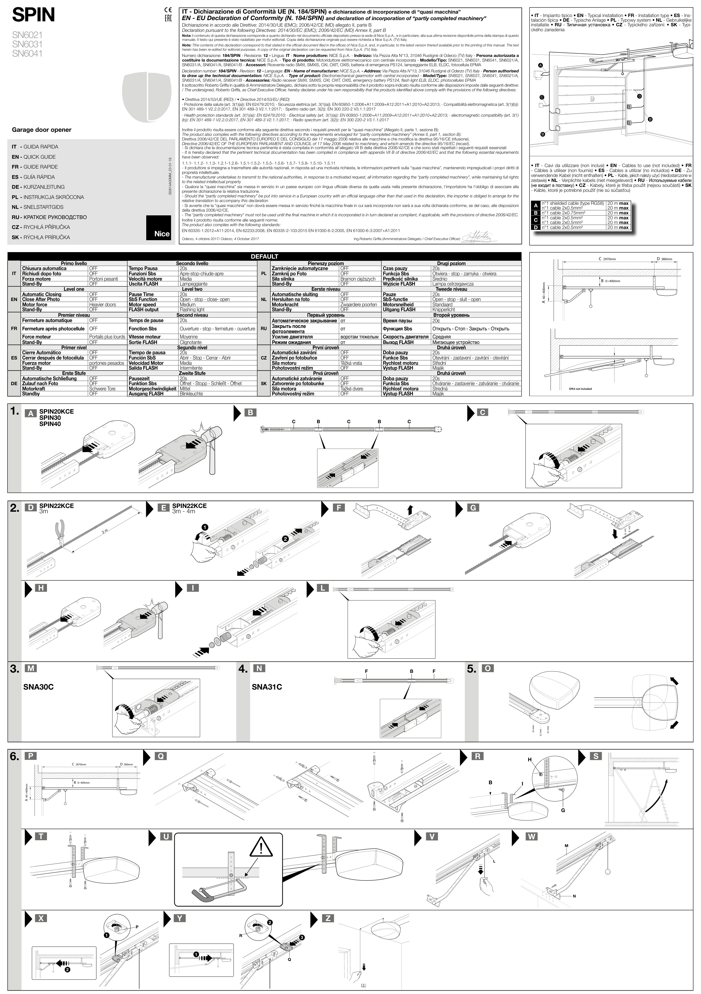 Première page de EN - QUICK GUIDE have been observed