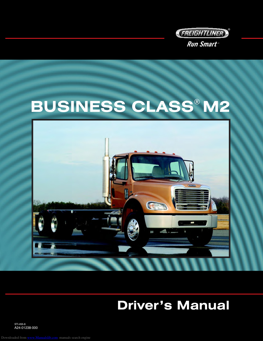 Première page de Freightliner BUSINESS CLASS M2 Driver Manual
