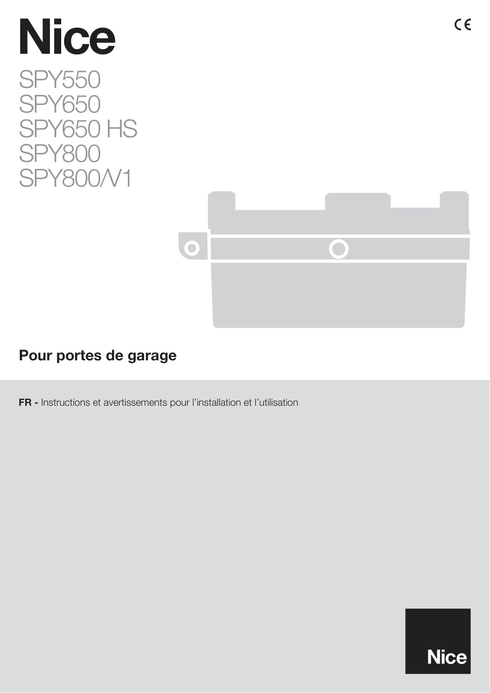 Première page de INSTRUCTIONS GÉNÉRALES: SÉCURITÉ - INSTALLATION