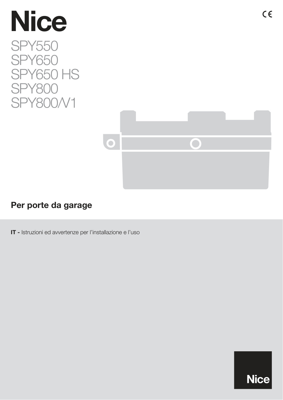 Première page de AVVERTENZE GENERALI: SICUREZZA - INSTALLAZIONE