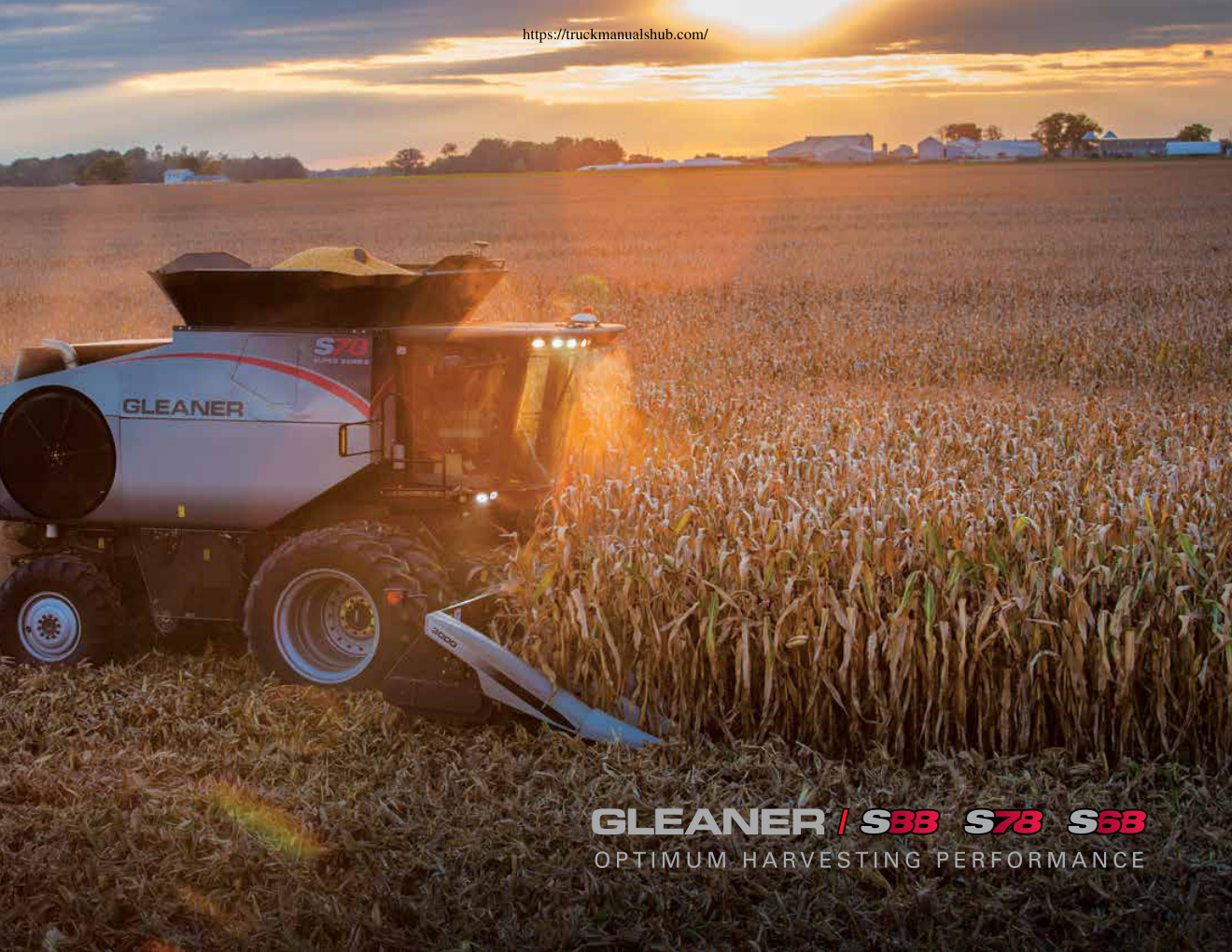 Première page de Gleaner S8 Series Combines Brochure