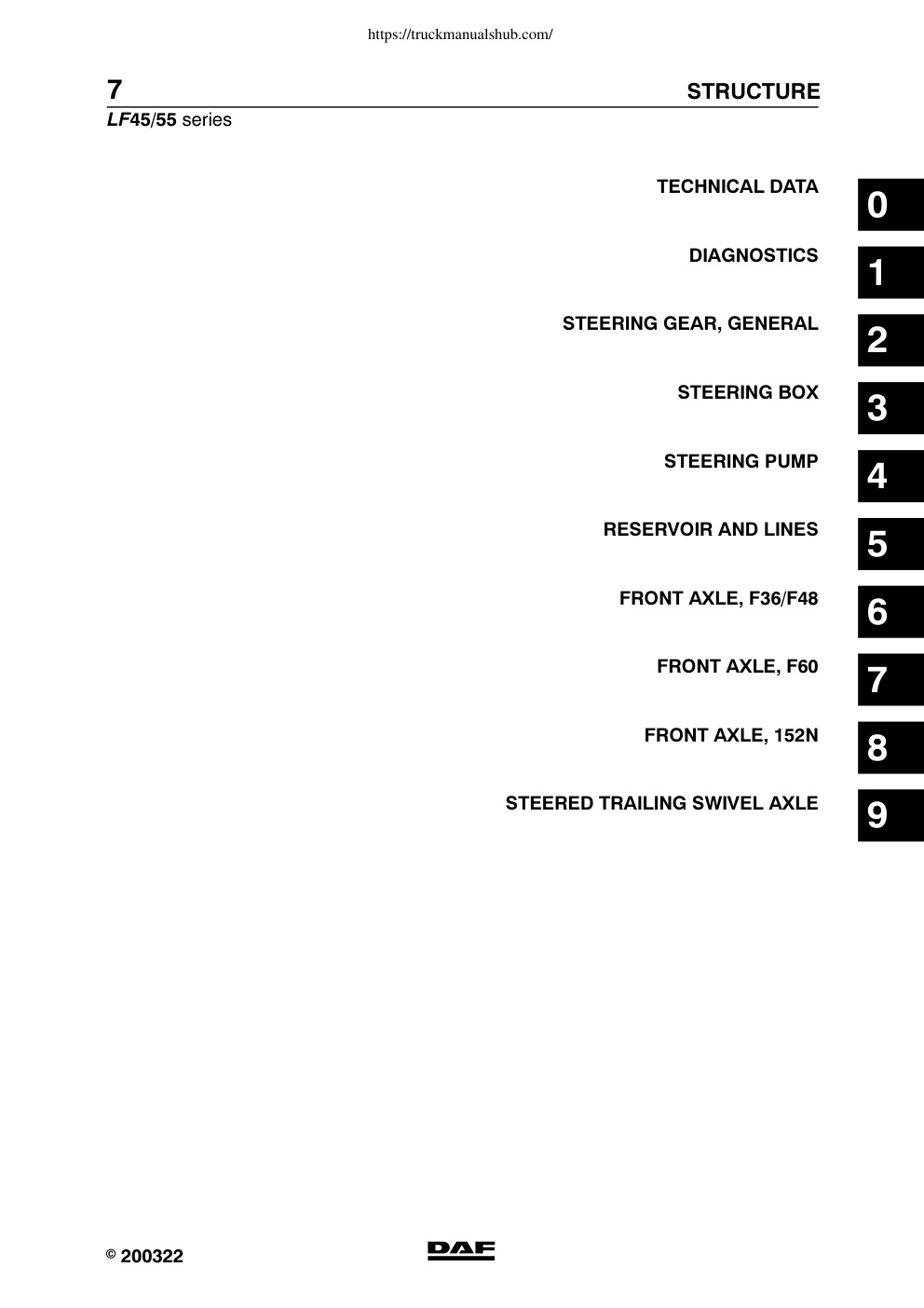 Première page de Group 7 Steering