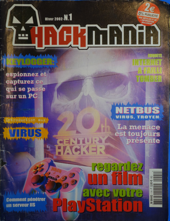 Première page de Hackmania numero01
