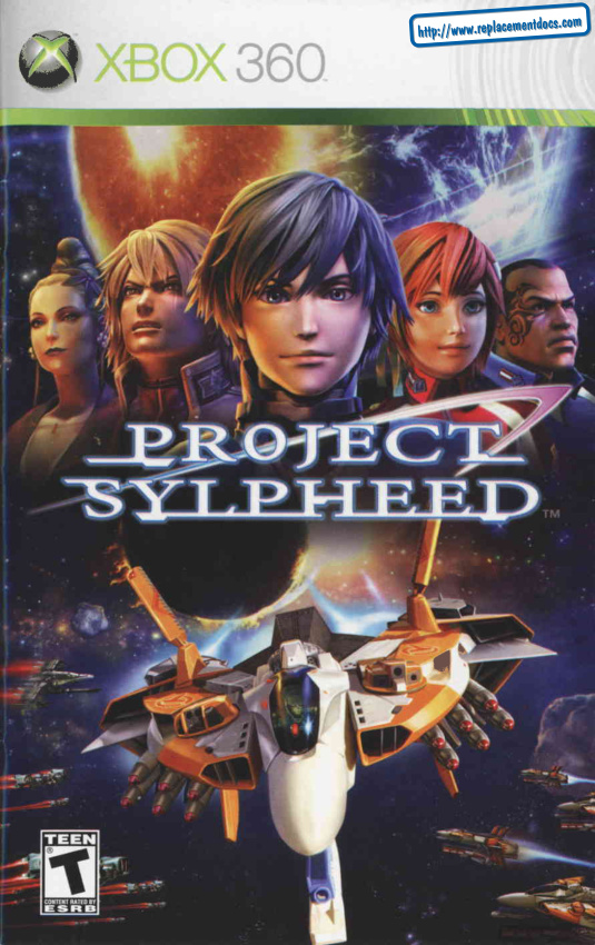 Première page de Manual Xbox 360 Project Sylpheed Manual 360