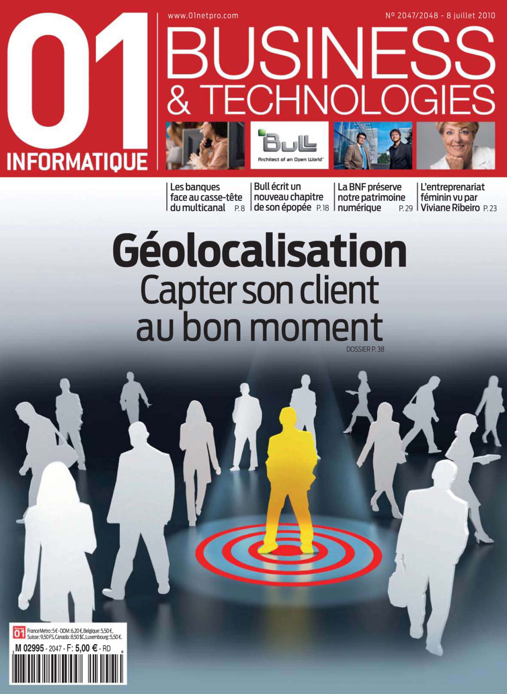 Première page de 01informatique numero2047