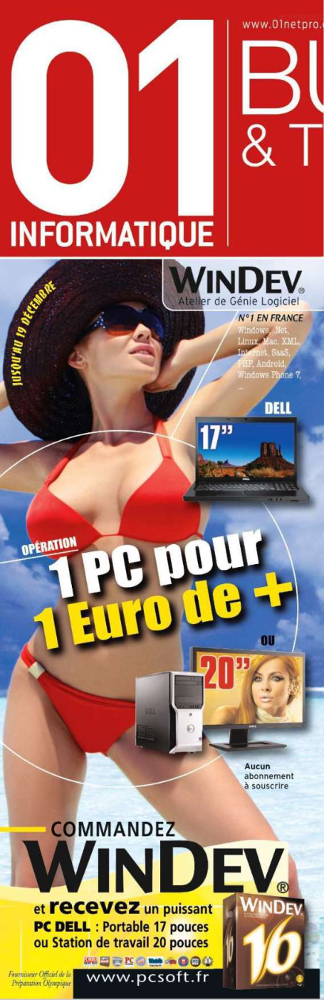 Première page de 01informatique numero2064