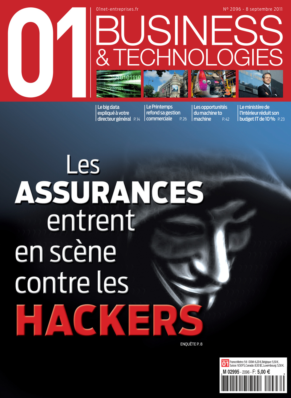 Première page de 01informatique numero2096