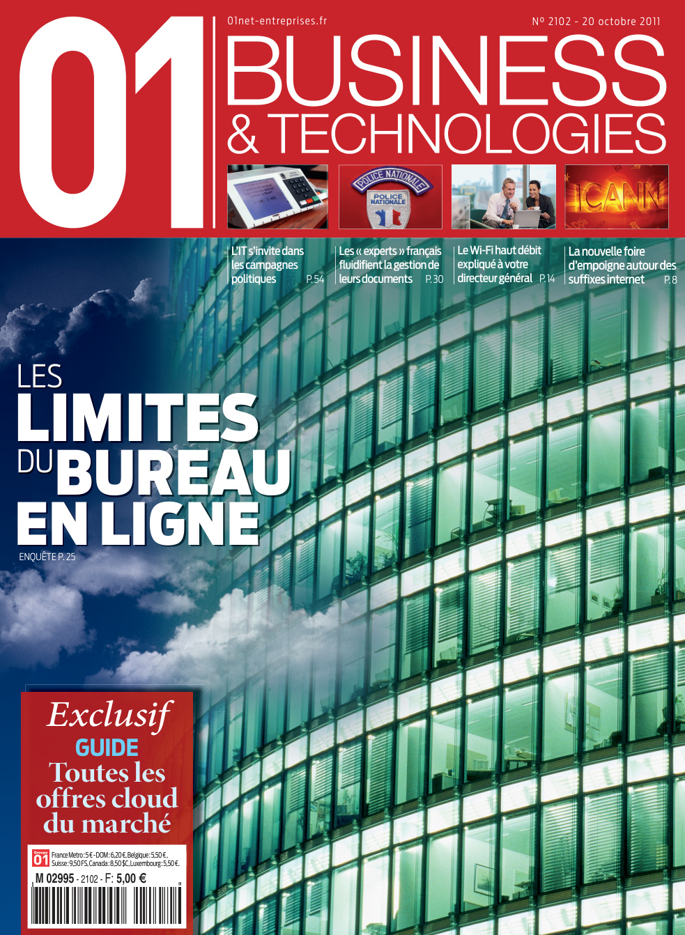 Première page de 01informatique numero2102