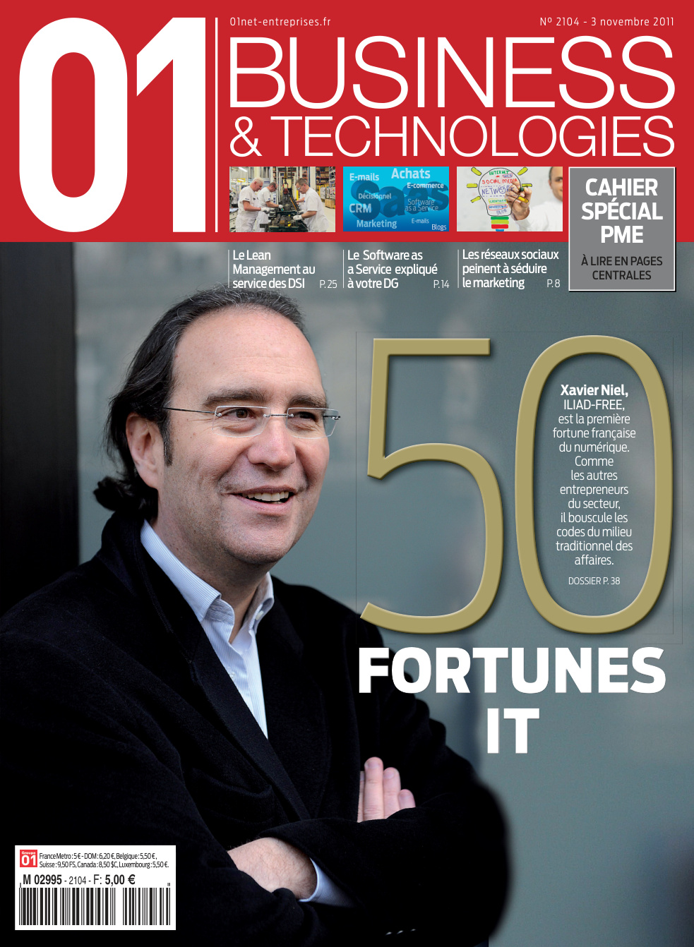 Première page de 01informatique numero2104