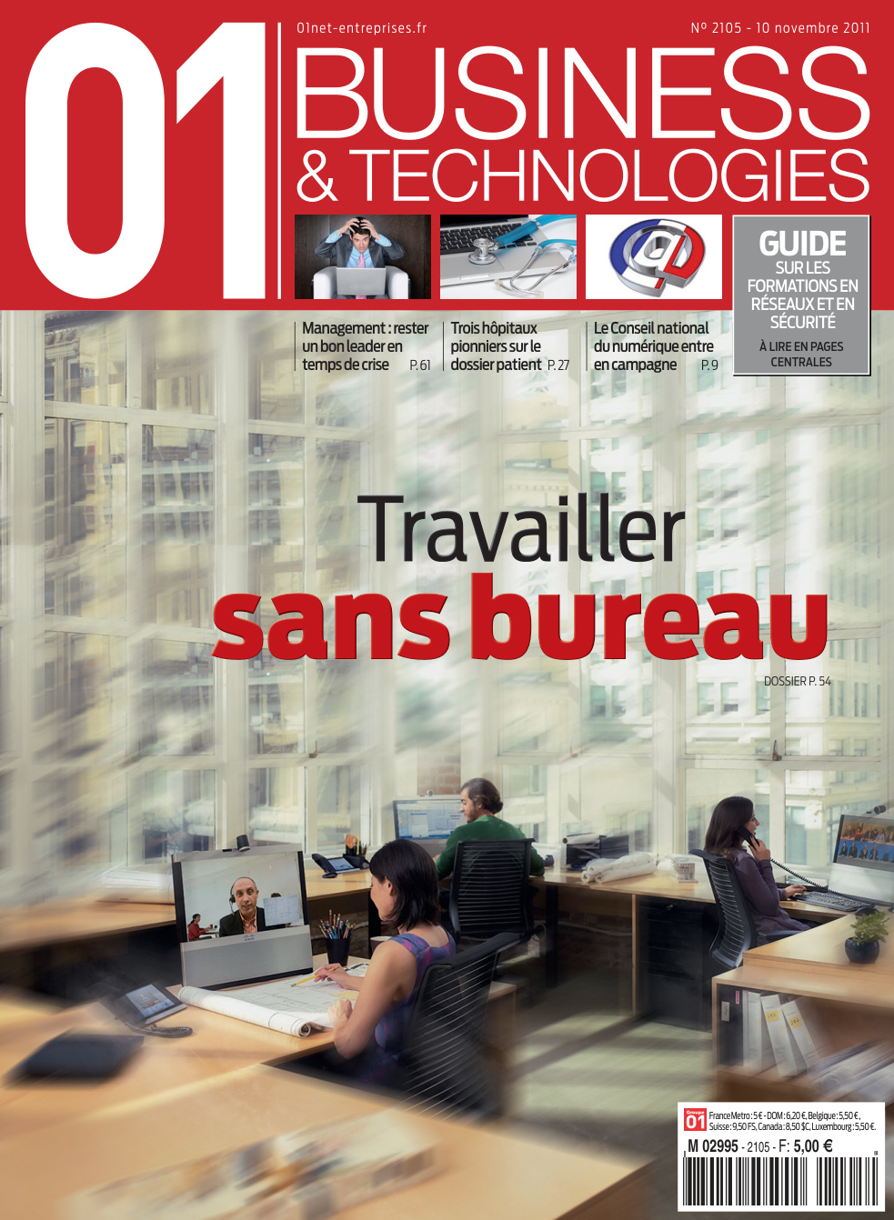 Première page de 01informatique numero2105