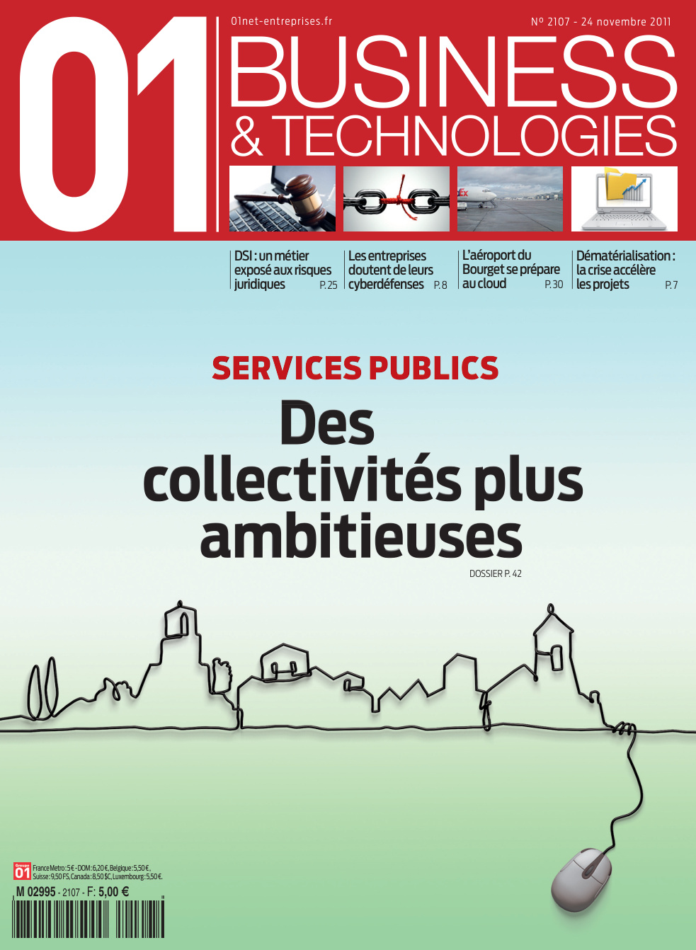 Première page de 01informatique numero2107
