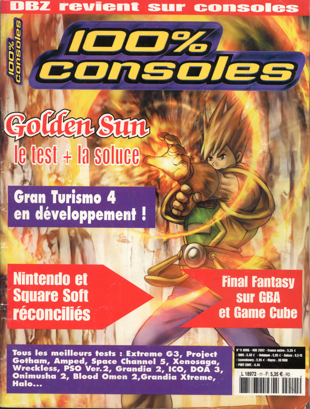 Première page de 100consoles numero11
