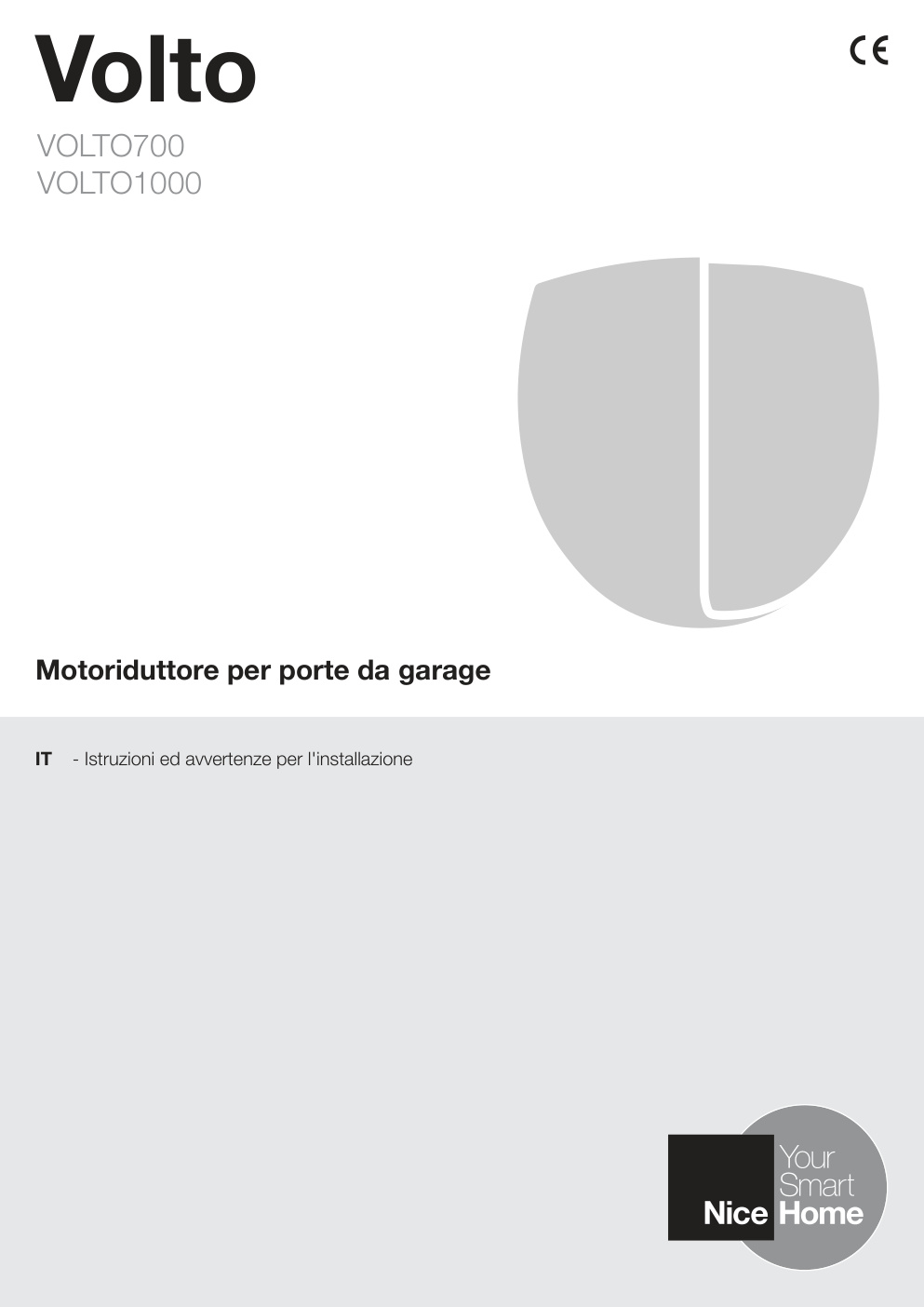 Première page de Motoriduttore per porte da garage