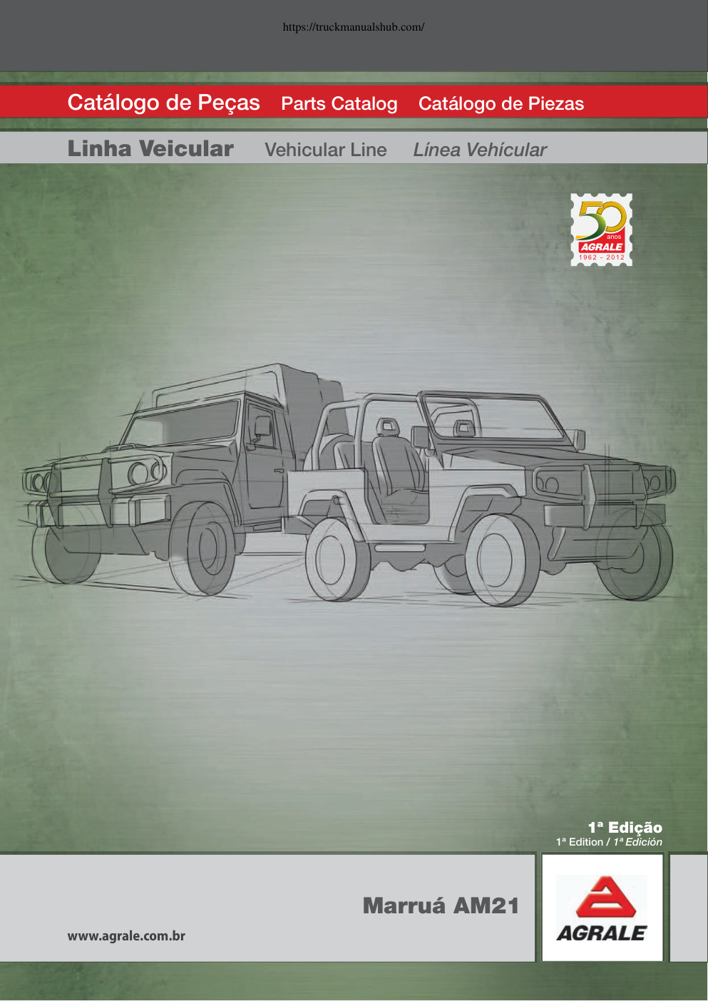 Première page de Agrale MARRUÁ AM 2 Spare Parts Catalog