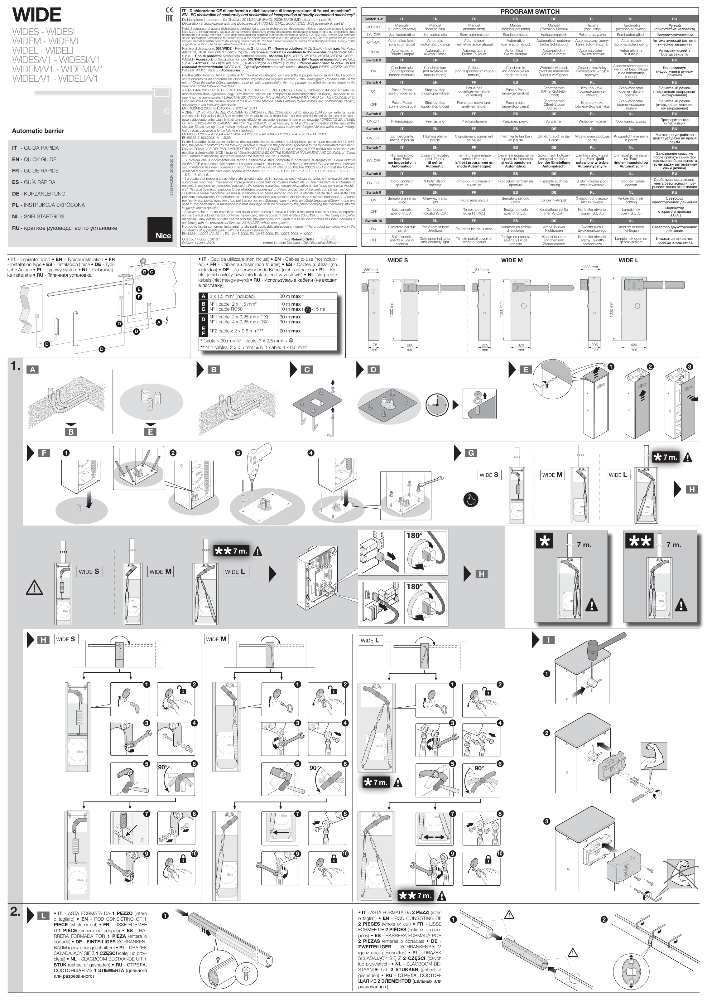 Première page de FR - GUIDE RAPIDE essential requirements have been applied and fulfilled: 1.1.1- 1.1.2- 1.1.3- 1.2.1-1.2.6- 1.5.1-1.5.2- 1.5.5- 1.5.6- 1.5.7