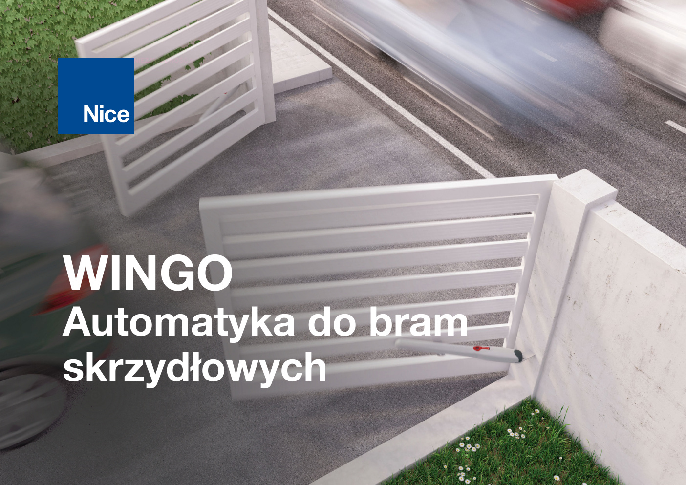 Première page de Siłownik do bram dwuskrzydłowych o długości skrzydsła do