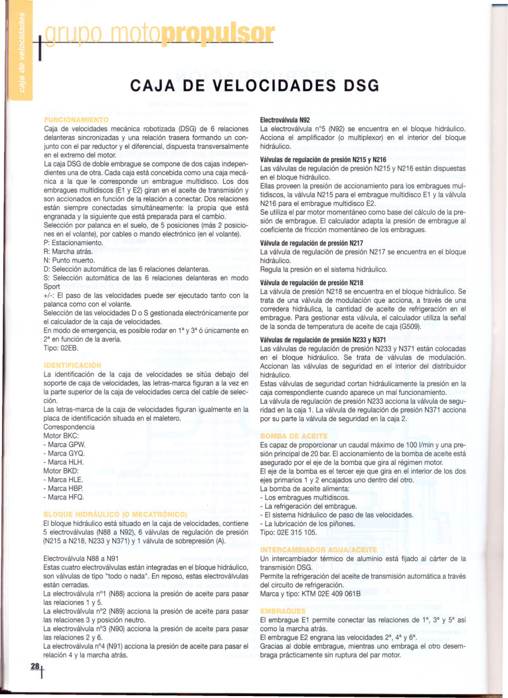 Première page de Caja De Velocidades Dsg Volkswagen Golf V 1 9 Tdi 90 100 Cv 2 0 Tdi 140 Cv Auto Volt Vw Golf