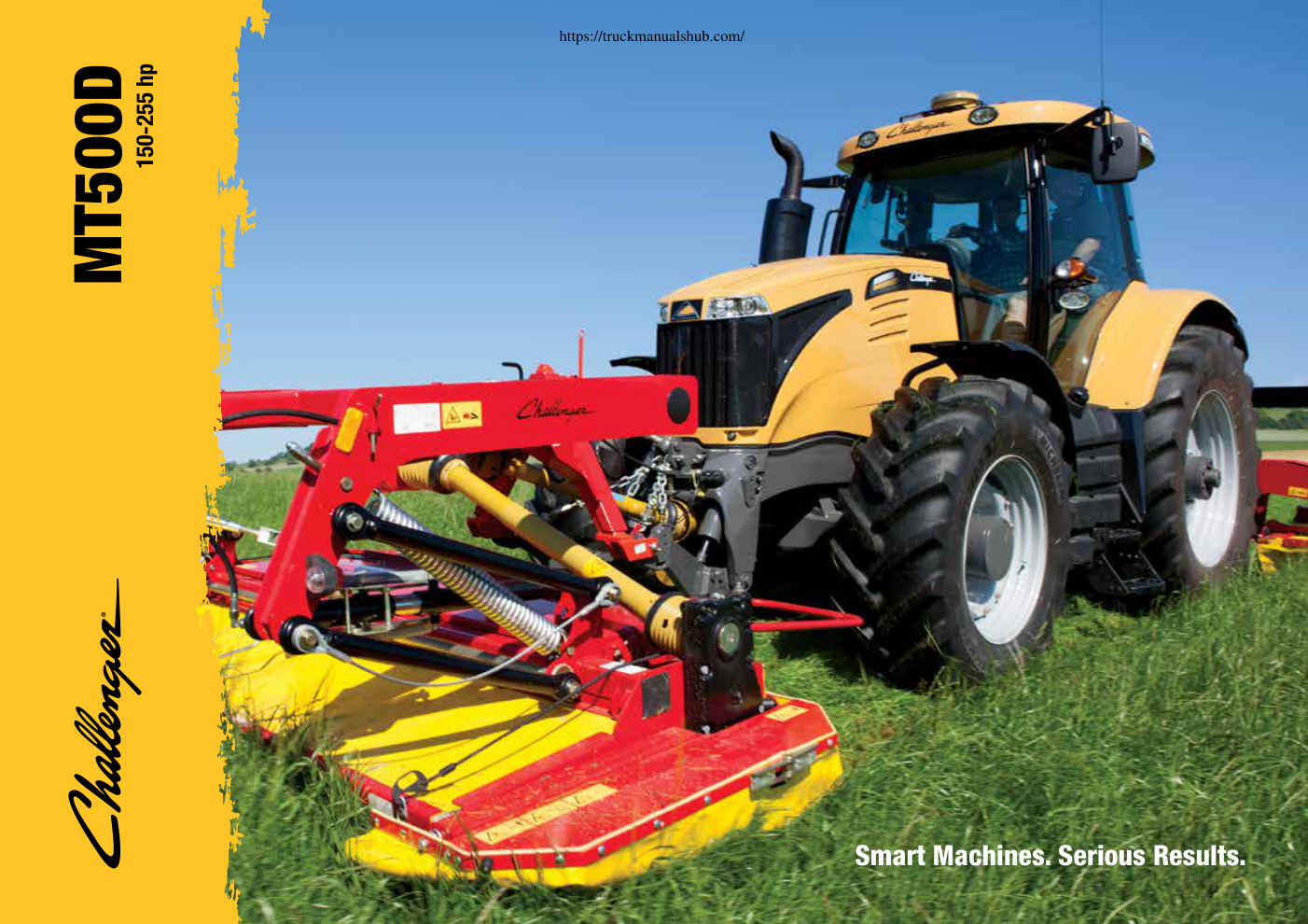Première page de Challenger Tractor MT500d Operator s Manual