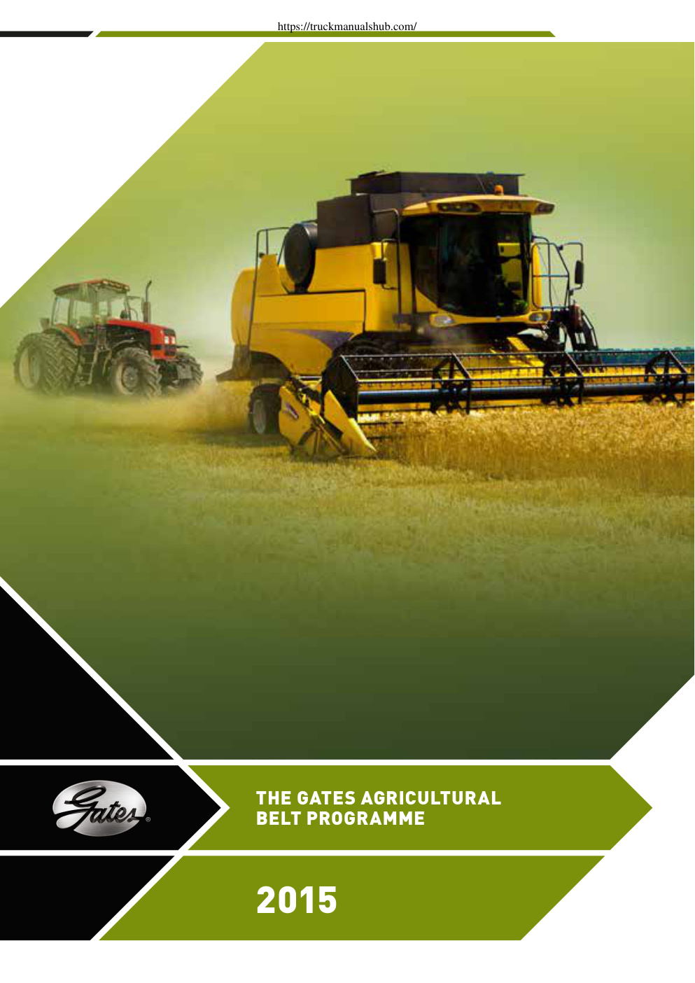 Première page de Claas Ag Belt Programme
