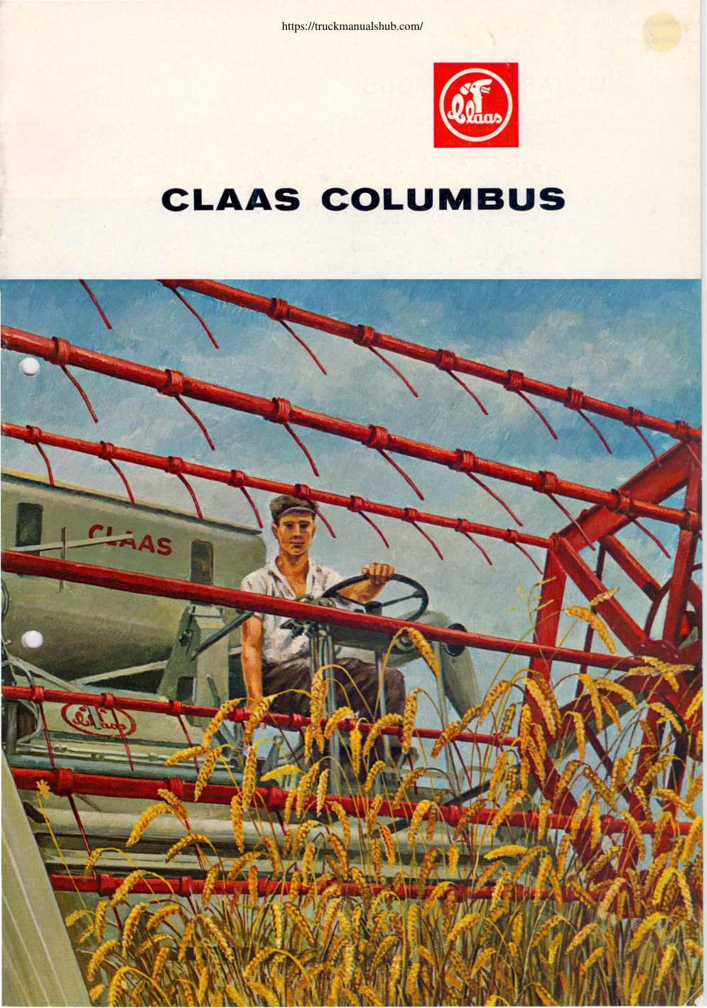 Première page de Claas Columbus Series Service Manual