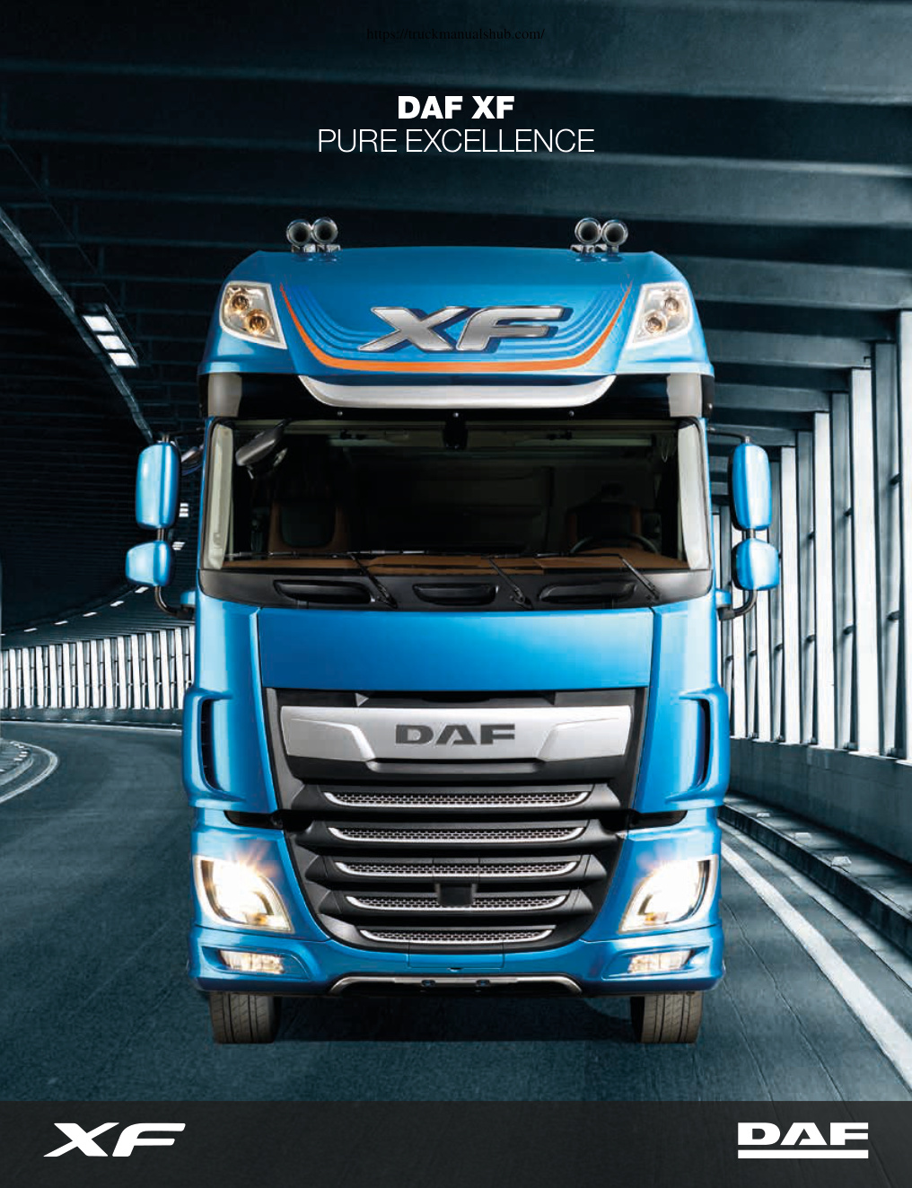 Première page de DAF XF brochure
