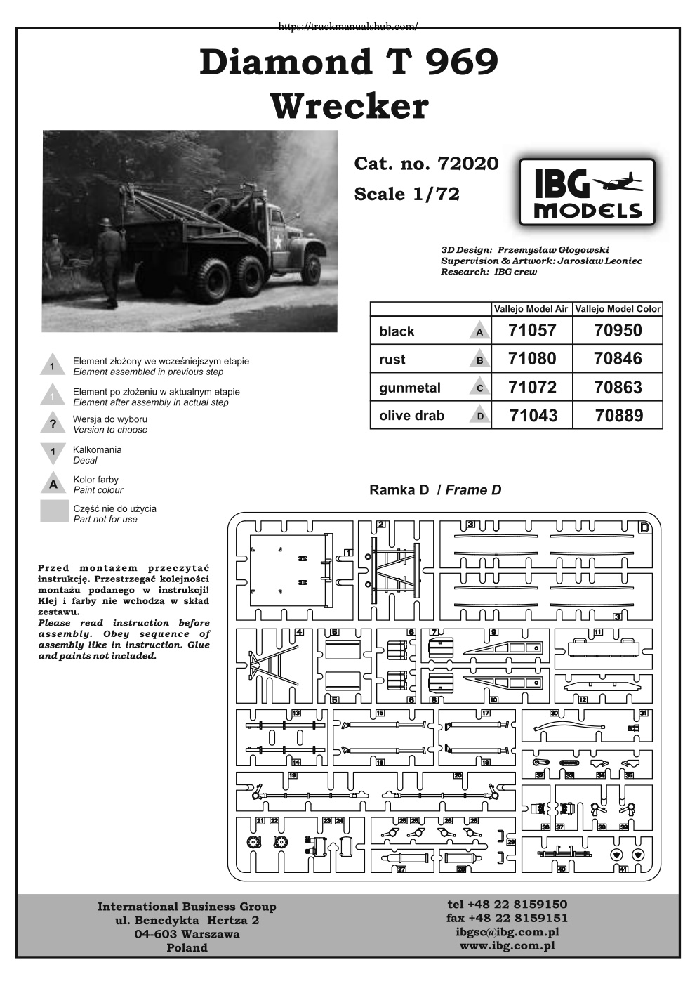 Première page de Diamond T 969 Wrecker