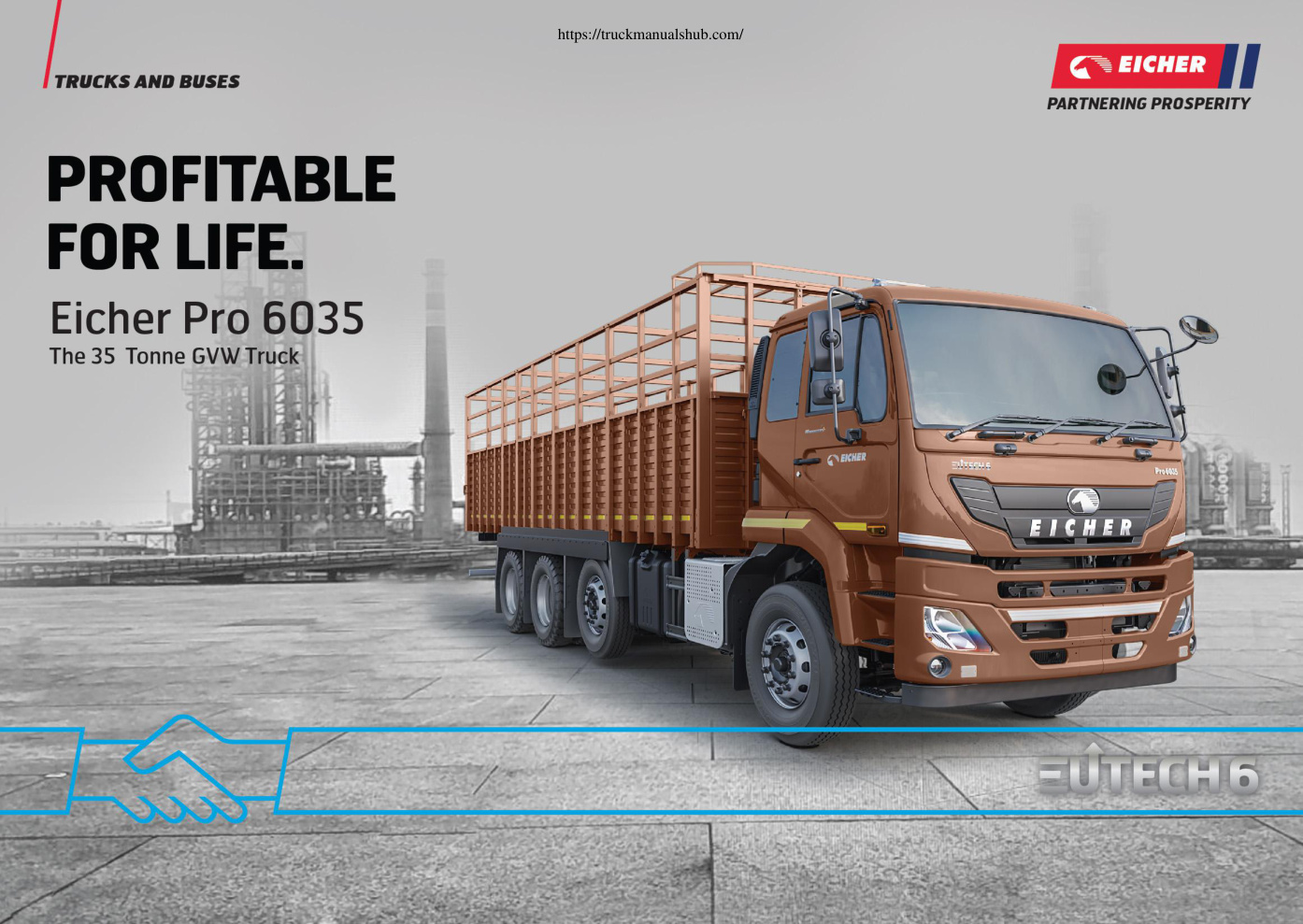 Première page de Eicher Pro 6035 Technical Specifications