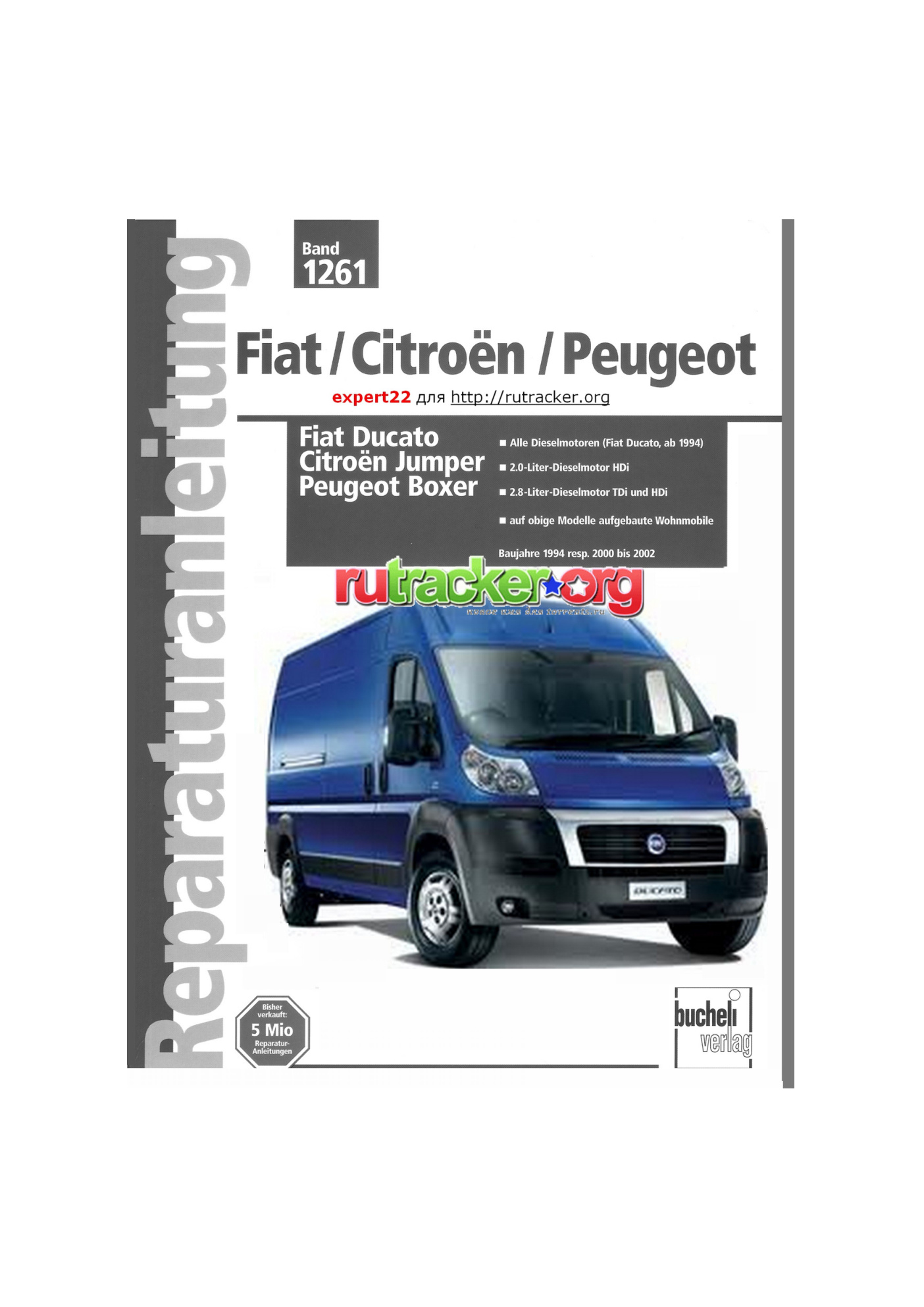 Première page de Fiat Ducato Citroen Jumper Peugeot Boxer