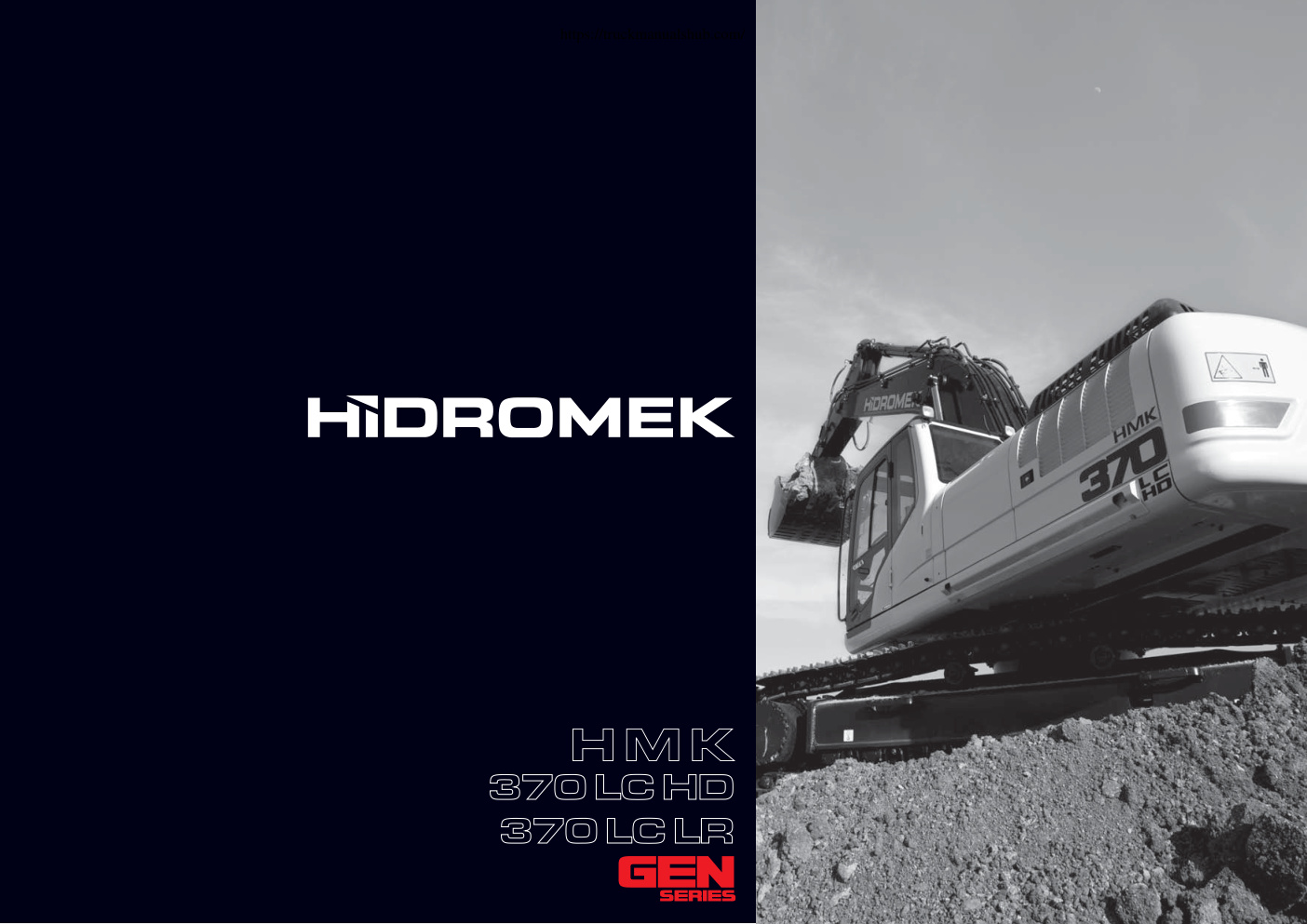 Première page de Hidromek 370LCHD 370LCLR Technical Specification