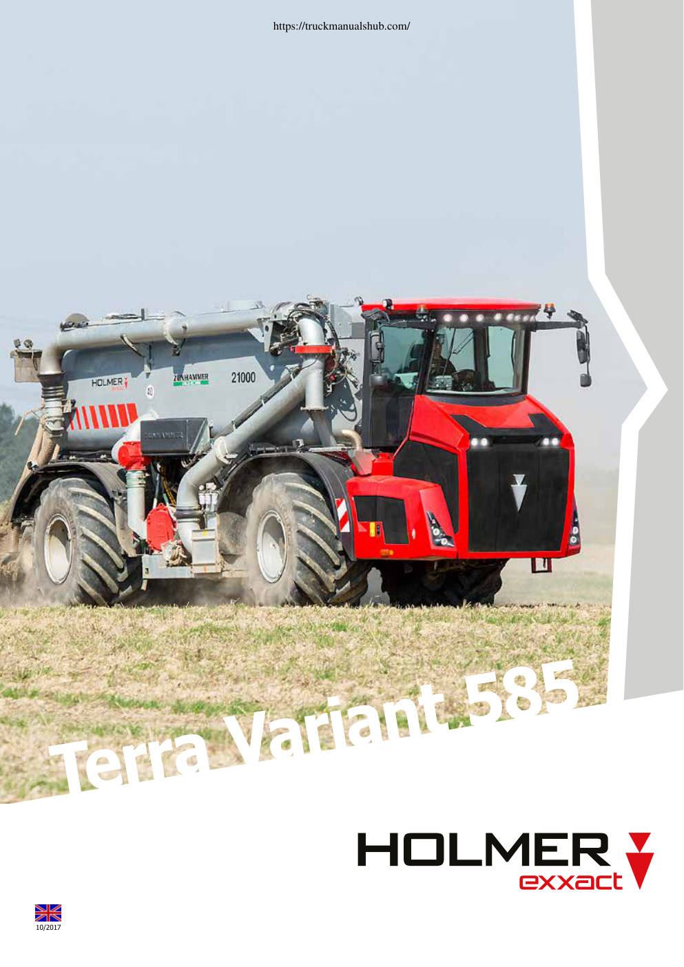 Première page de Holmer Terra Variant 585 Technical Specifications