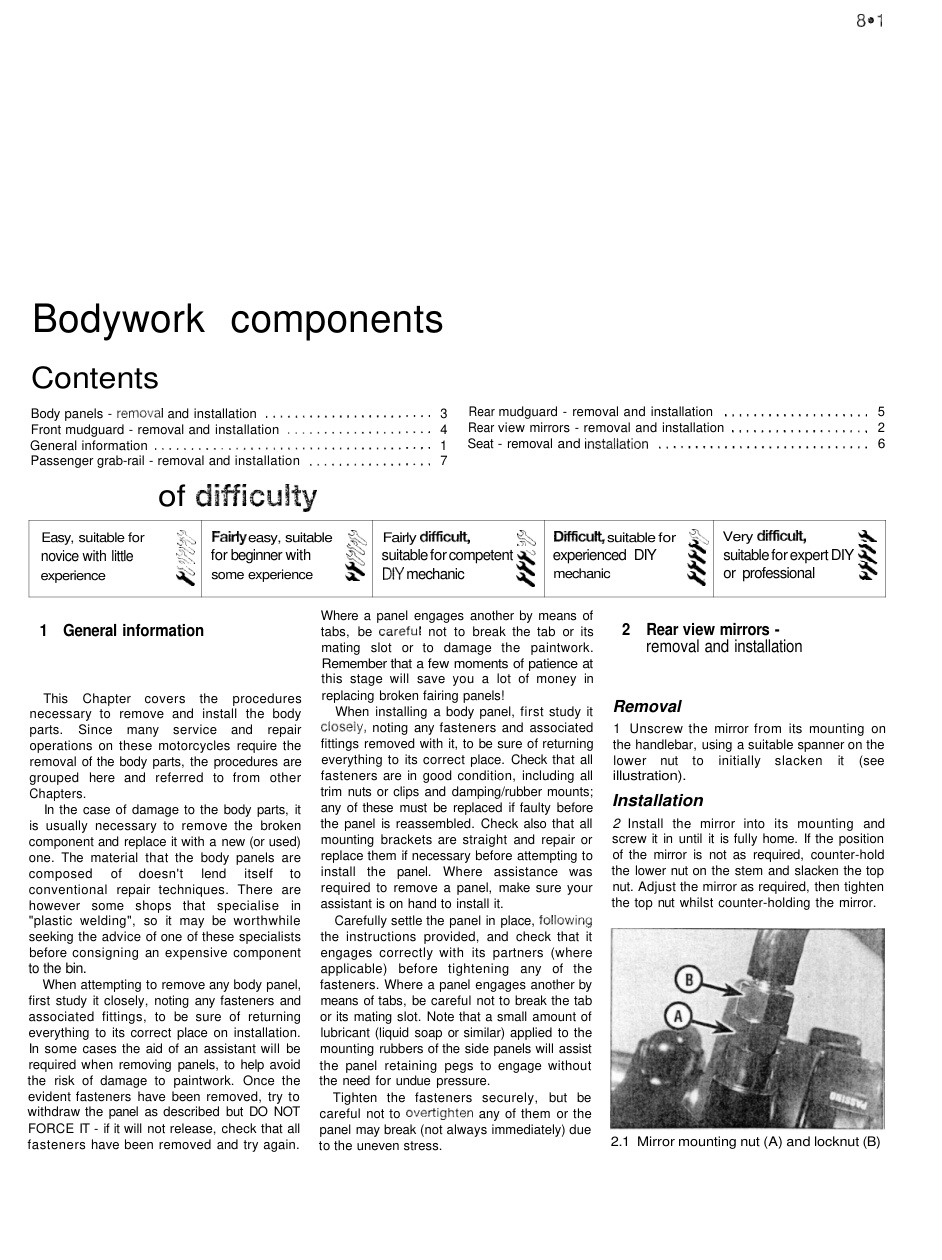 Première page de Honda NTV 650 Haynes Manual 08