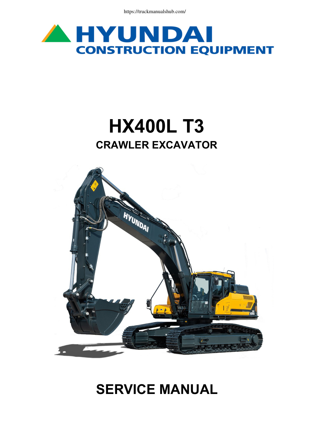 Première page de Hyundai HX400L T3 Service Manual