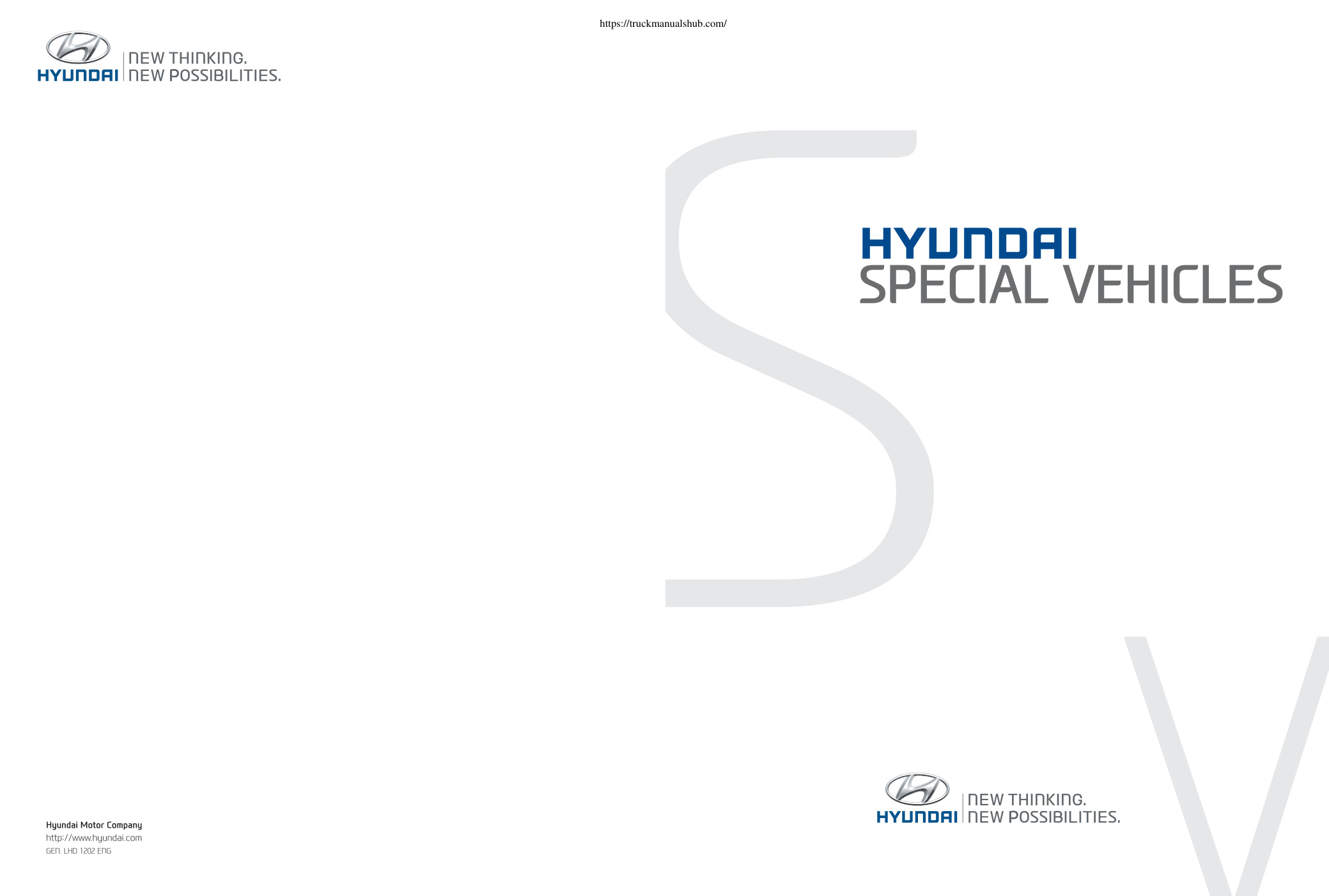 Première page de Hyundai Special vehicles