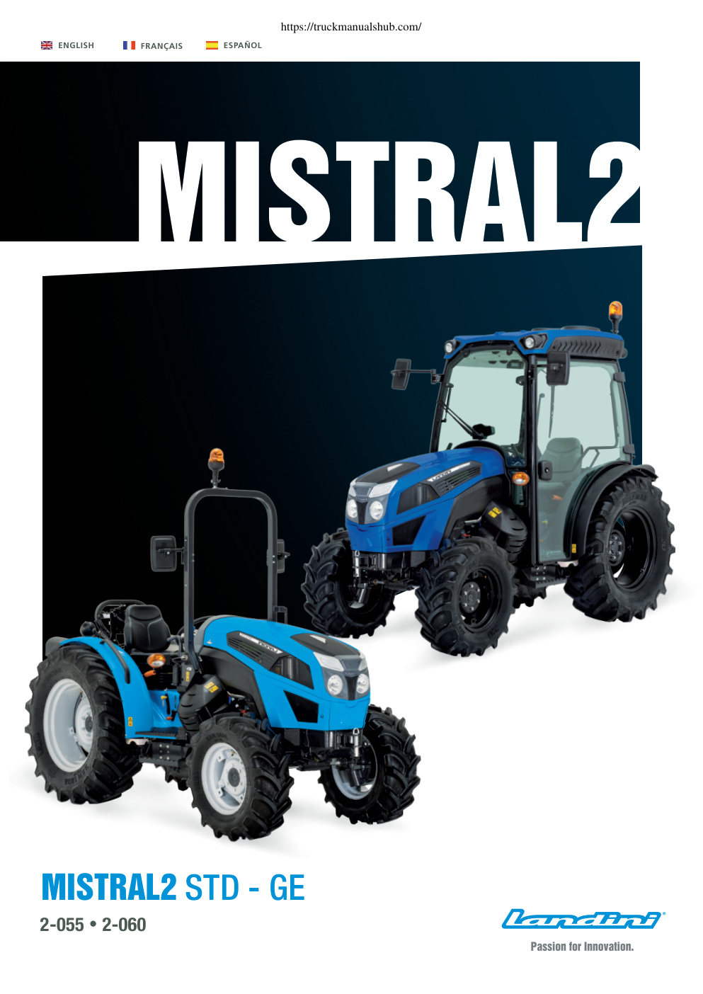 Première page de Landini MISTRAL2 STD GE