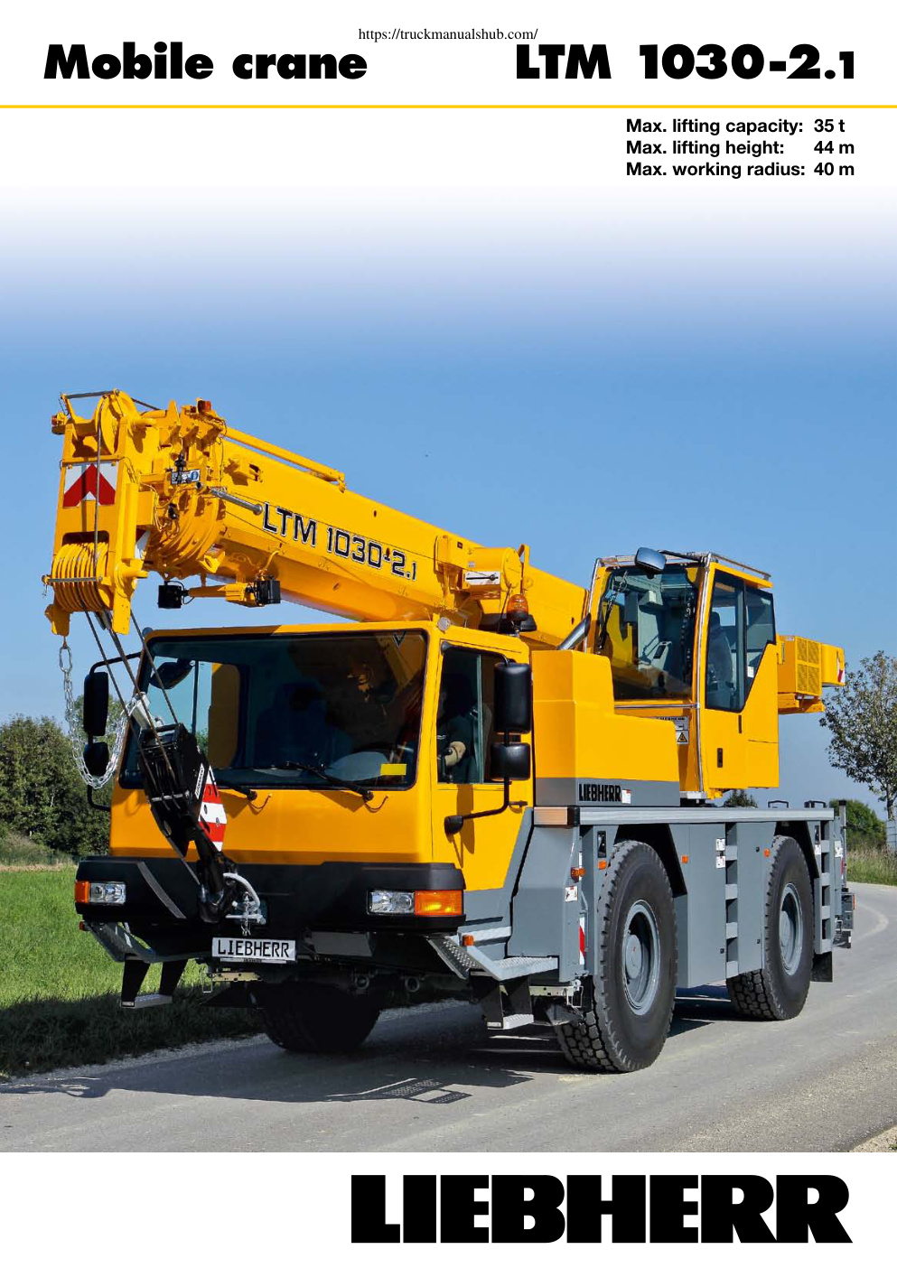Première page de Liebherr LTM 1030 2 1