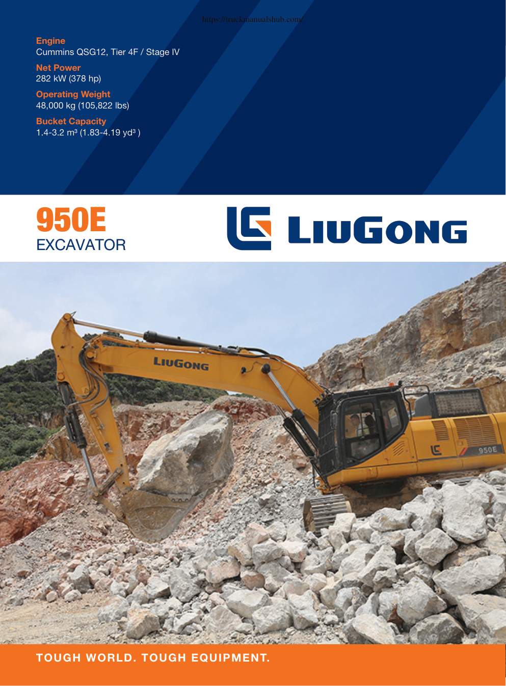 Première page de LiuGong 950E Technical Specifications
