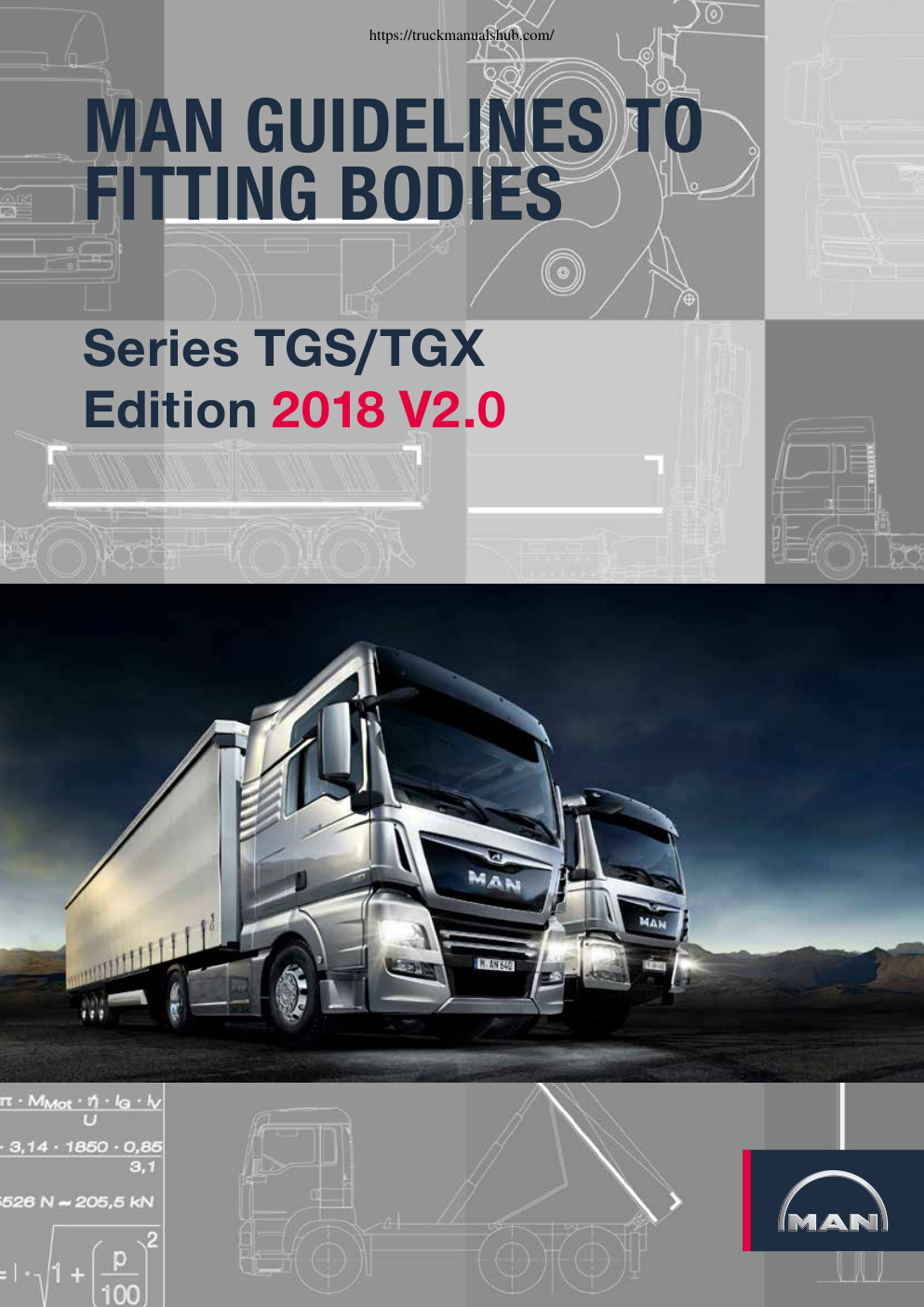 Première page de MAN TGS TGX Guidelines to fitting body