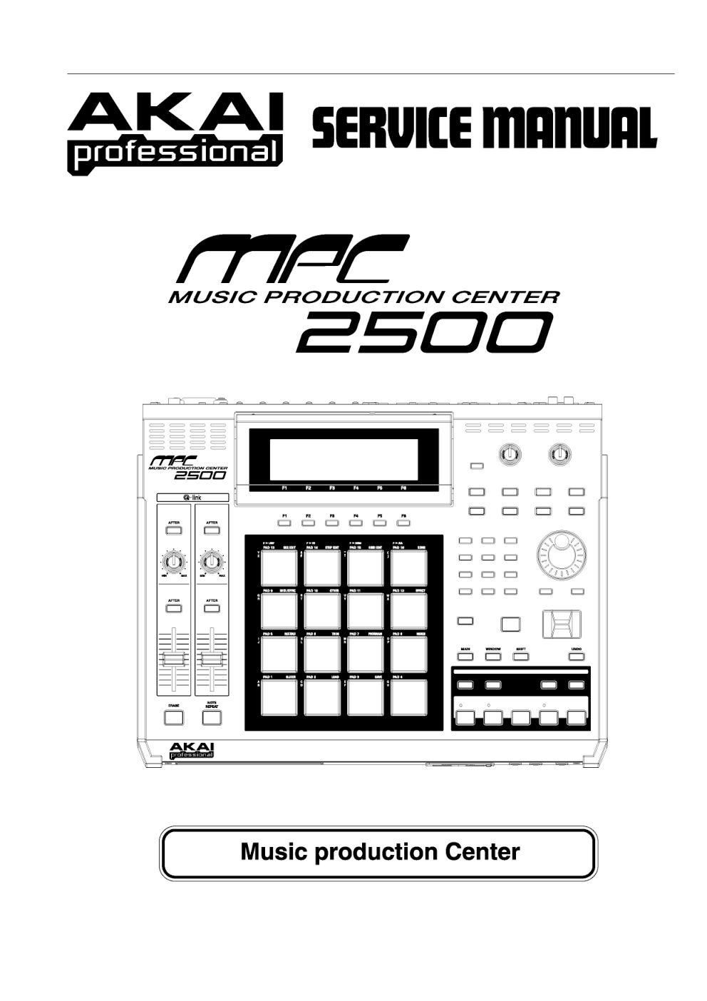 Première page de MPC2500 SERVICE MANUAL ocr