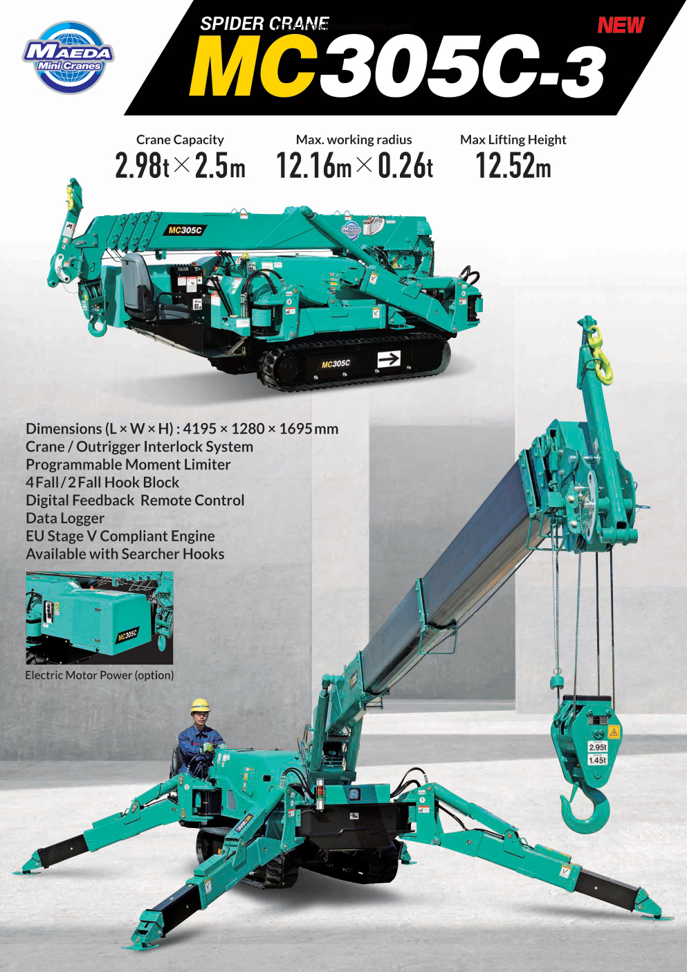 Première page de Maeda MC305C 3 Load Chart