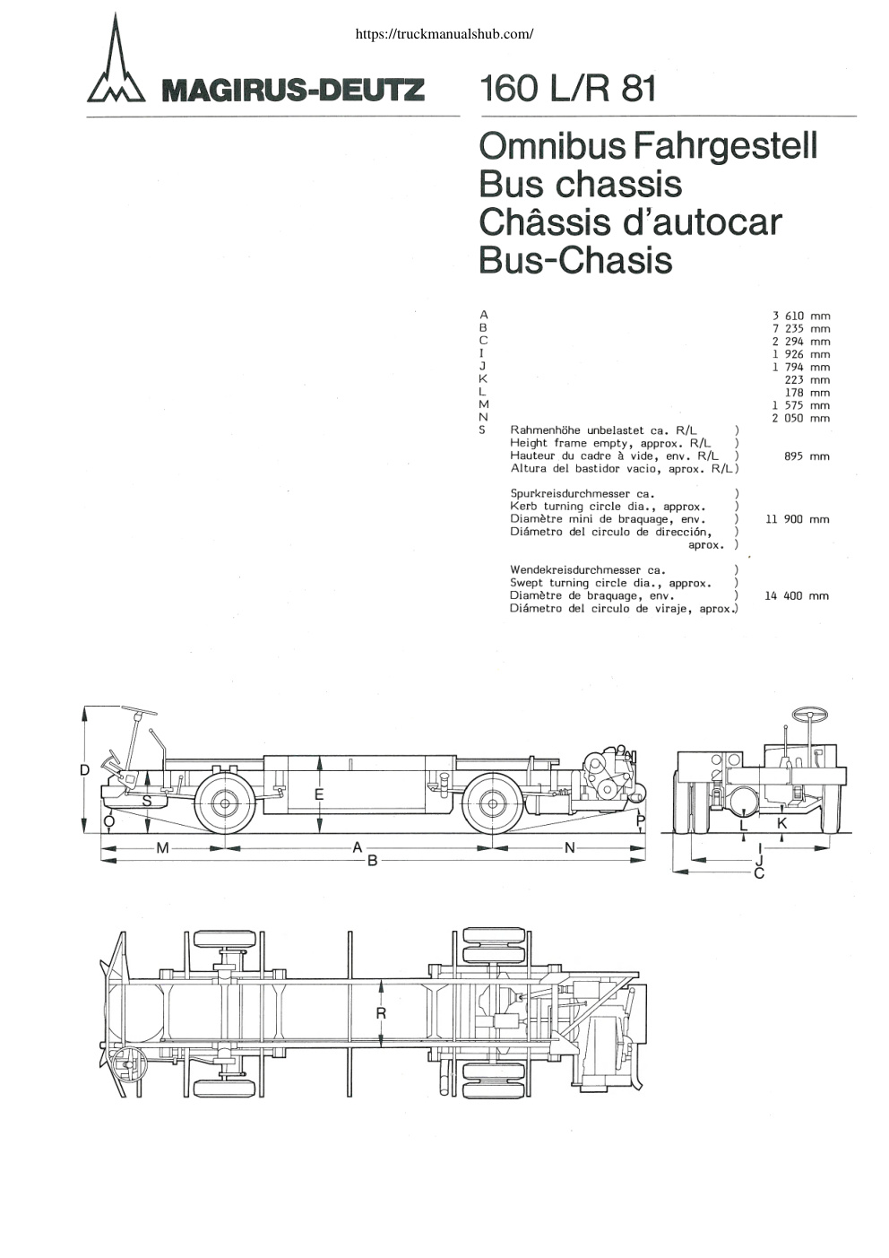 Première page de Magirus Deutz 160 L R 81