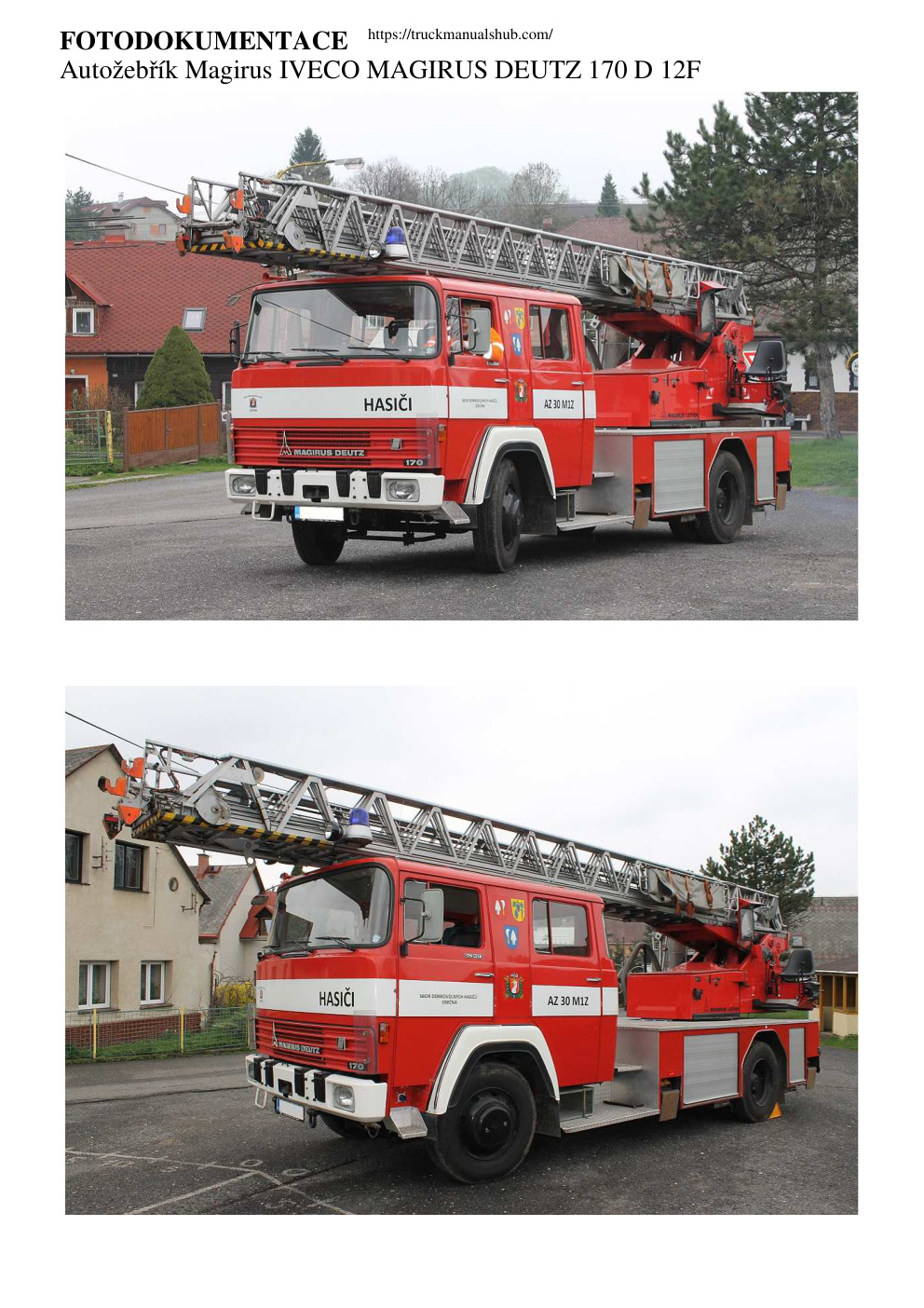 Première page de Magirus Deutz 170 D 12F