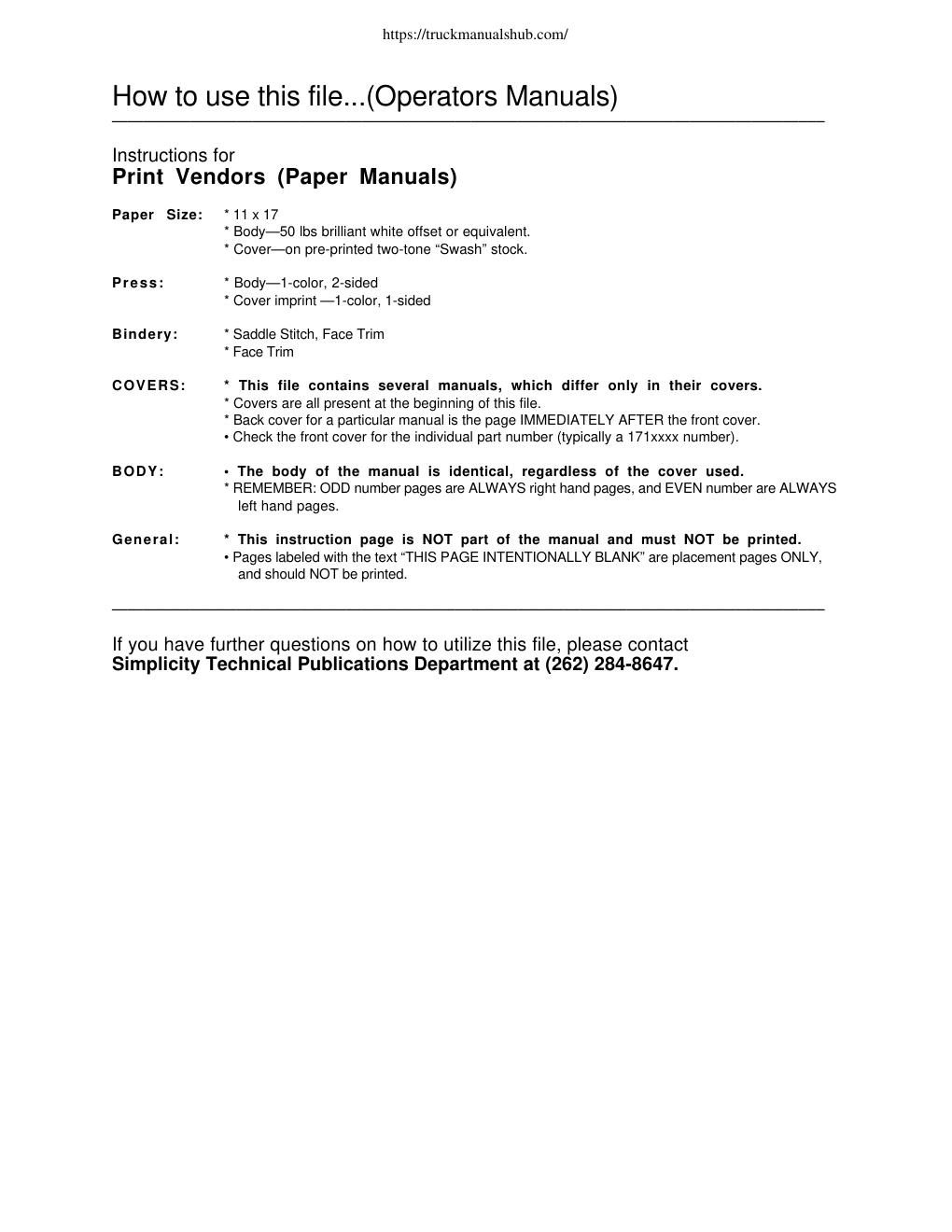 Première page de Massey Ferguson 2418 Series Operator s Manual