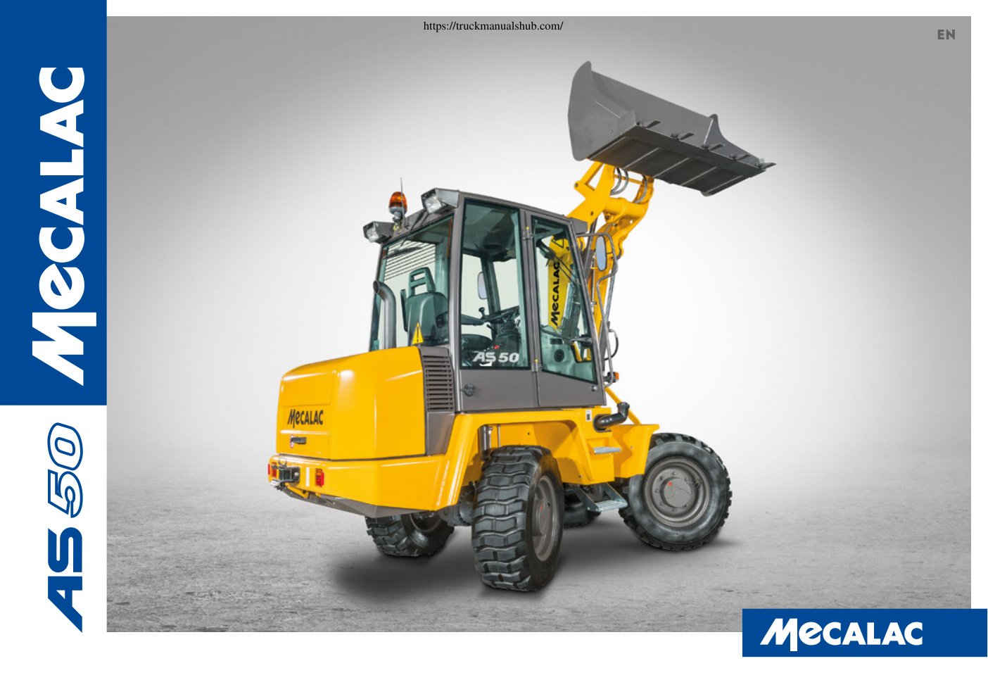 Première page de Mecalac AS50 Swing Loader Technical Specifications