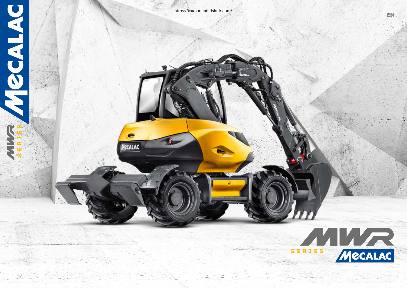 Première page de Mecalac MWR Series Technical Specifications