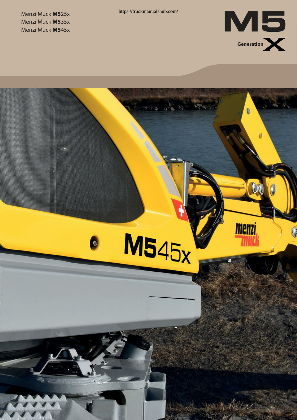 Première page de Menzi Muck M525x M535x M545x Technical Specification